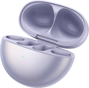 Huawei FreeClip violett kasten Vorderseite rechte Seite geöffnet