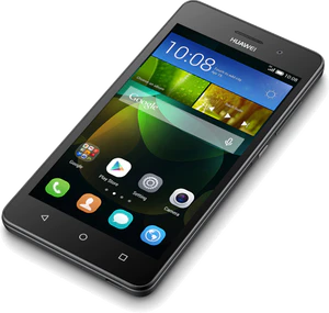 Huawei G Play mini zwart schuin