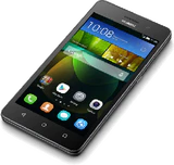 Huawei G Play mini zwart schuin