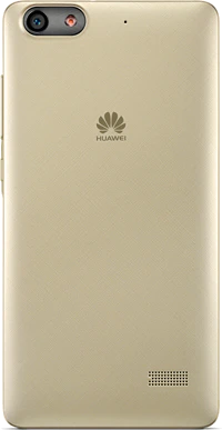 Huawei G Play mini goud achterkant