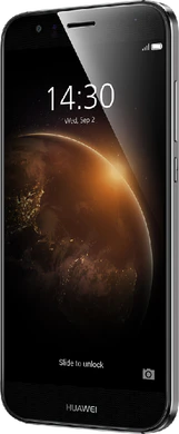 Huawei G8 grijs voorkant rechterzijkant