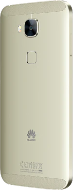 Huawei G8 wit achterkant linkerzijkant