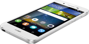 Huawei GR3 vit front botten höger sida snett