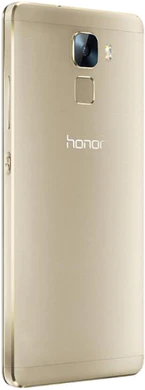 huawei Honor 7 goud achterkant rechterzijkant schuin
