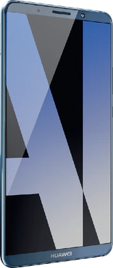 Huawei Mate 10 Pro blauw voorkant linkerzijkant