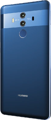 Huawei Mate 10 Pro blauw achterkant linkerzijkant
