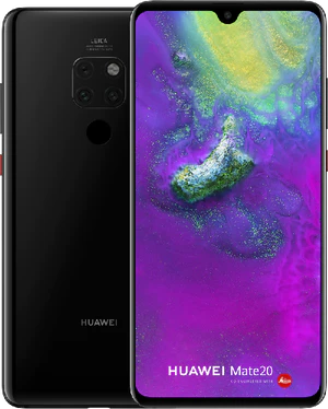 Huawei Mate 20 zwart overzicht