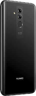 Huawei Mate 20 Lite svart bakside høyre side