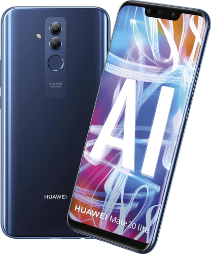 Huawei Mate 20 Lite blauw overzicht Huawei Mate 20 Lite blauw overzicht