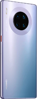 Huawei Mate 30 Pro paars achterkant rechterzijkant