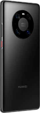 Huawei Mate 40 Pro zwart achterkant rechterzijkant