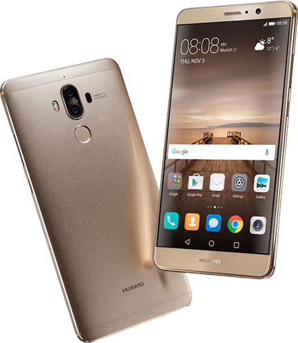 Huawei Mate 9 goud overzicht