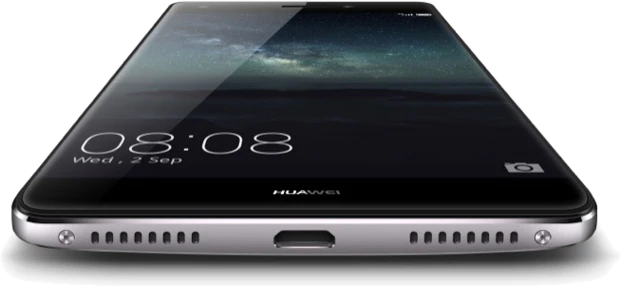 Huawei Mate S onderkant schuin