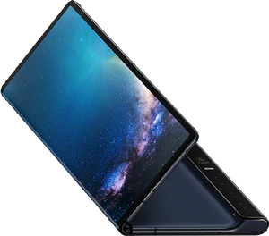 Huawei Mate X svart half Öppnad