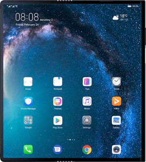 Huawei Mate X svart Öppnad