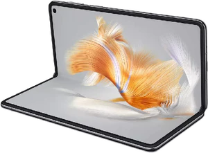 Huawei Mate X3 sort indenfor front snoet