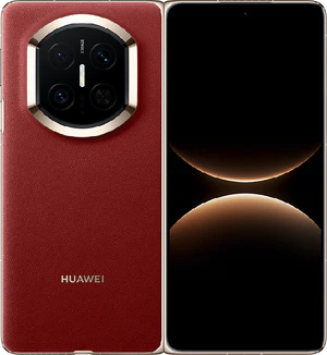 Huawei Mate X7 rood buitenkant geopend