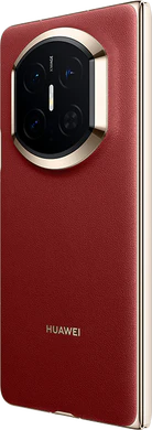 Huawei Mate X7 rood achterkant linkerzijkant