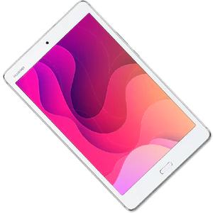 Huawei MediaPad m3 lite 8 blanc couverture aslant