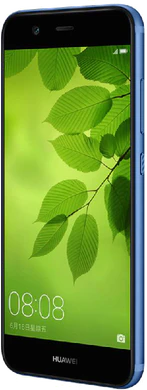 Huawei nova 2 blauw voorkant rechterzijkant