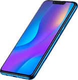 Huawei nova 3i paars voorkant rechterzijkant schuin