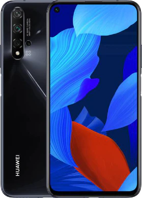 Huawei nova 5T musta yleiskatsaus