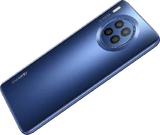 Huawei nova 8i blauw achterkant linkerzijkant schuin