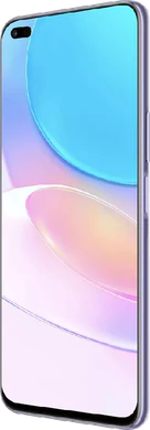 Huawei nova 8i zilver voorkant rechterzijkant