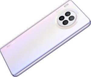 Huawei nova 8i zilver achterkant linkerzijkant schuin