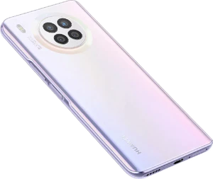 Huawei nova 8i zilver achterkant rechterzijkant onderkant schuin