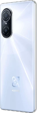Huawei nova 9 SE wit achterkant linkerzijkant