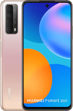 Huawei P Smart 2021 goud overzicht