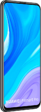 Huawei P Smart Pro noir couverture côté gauche