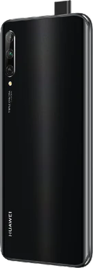 Huawei P Smart Pro noir retour côté gauche ouvert