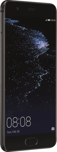 Huawei P10 Plus zwart voorkant linkerzijkant Huawei P10 Plus zwart voorkant linkerzijkant