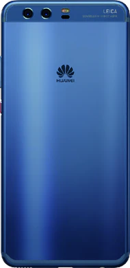 Huawei P10 Plus blauw achterkant