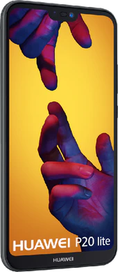 Huawei P20 lite black front left side