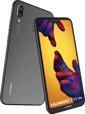 Huawei P20 lite black overview 2