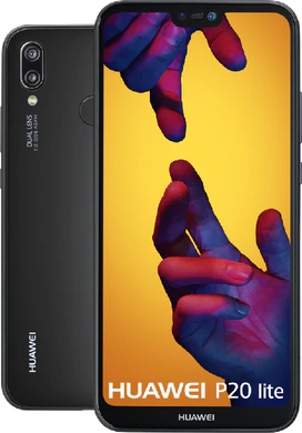 Huawei P20 lite black overview 3