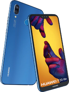 Huawei P20 lite blue overview 2