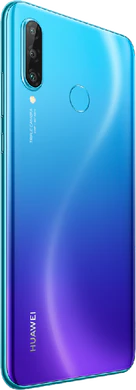 Huawei P30 lite blu indietro lato destro