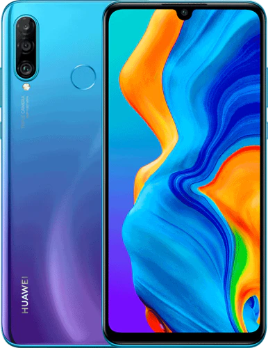Huawei P30 lite New Edition blauw overzicht