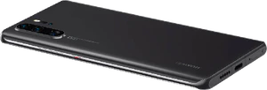 Huawei P30 Pro svart bakside skrås skråstilt