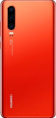 Huawei P30 achterkant oranje