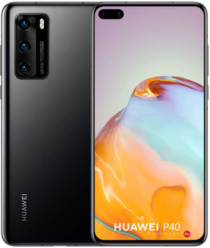 Huawei P40 zwart overzicht