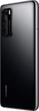 Huawei P40 zwart achterkant linkerzijkant