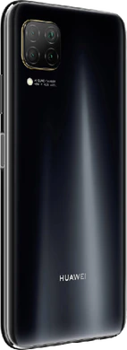 Huawei P40 lite zwart achterkant rechterzijkant