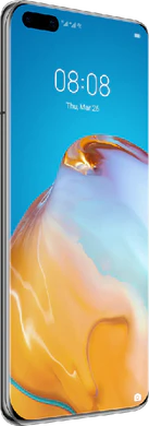 Huawei P40 Pro svart foran venstre side