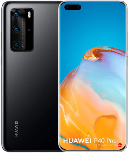 Huawei P40 Pro zwart overzicht Huawei P40 Pro zwart overzicht