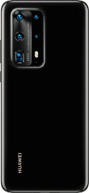 Huawei p40 pro premium edition zwart achterkant